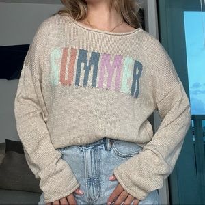 Oversized Knitted Sweater